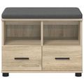 vidaXL Predsieňová lavica Sonoma dub 60 x 38 x 46 cm
