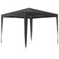 vidaXL Profesionálny párty stan 2,5x2,5 m, antracitový 90 g/m²