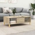 vidaXL Konferenčný stolík Sonoma dub 102 x 55 x 35 cm Kompozitné drevo