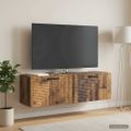 vidaXL Nástenná TV skrinka Nástenný Staré drevo 98 x 31 x 30 cm