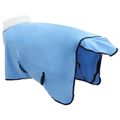 vidaXL Plášť pre kone Plný aqua 145 cm Polárna fleece