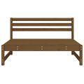 vidaXL Záhradné stredové pohovky 2 ks medovo hnedé 120x80 cm borovica