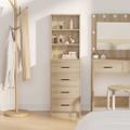 vidaXL Highboard dub sonoma 40 x 41 x 135 cm Kompozitné drevo