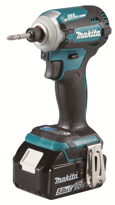 Makita Aku rázový šroubovák 1/4" Li-ion LXT 18V/5,0Ah, Makpac