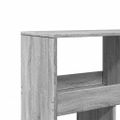 vidaXL Knižnica sivá sonoma 100x33x125,5 cm kompozitné drevo