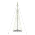 vidaXL LED vianočný stromček Teplá biela 500 cm Kov