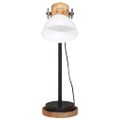 vidaXL Stolová lampa 25 W biela 18x18x60 cm E27