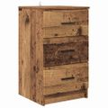 vidaXL Nočný stolík Staré drevo 38 x 38 x 66 cm Kompozitné drevo