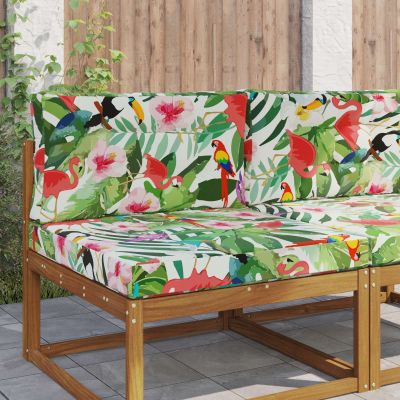vidaXL Vankúš na vonkajšiu pohovku 2 pcs farebné Polyester