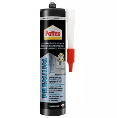 2930500 Pattex Sanitárny silikón PREMIUM - trojitá ochrana proti pliesni manhattan 310 ml