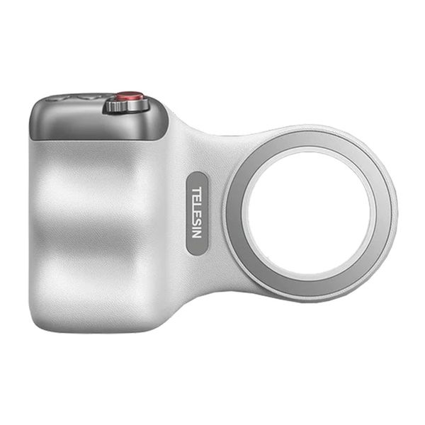 Držiak telefónu MagSafe TELESIN Fun Shot Grip2 White