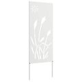 vidaXL Záhradná clona na súkromie Rezací Biela 50 x 140 cm