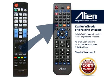 Diaľkový ovládač ALIEN LG AKB72914207