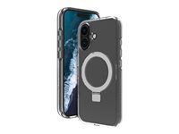 Zadný kryt na mobilný telefón - stojan - kompatibilita s MagSafe - D3O, plast - priesvitná - pre Apple iPhone 16 Plus