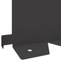 vidaXL Obrubník trávnika 10 ks 102 x 15 x 4 cm Oceľ Čierna