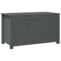 vidaXL Úložný box sivý 80x40x45,5 cm masívna borovica