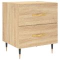 vidaXL Nočné stolíky 2 ks dub sonoma 40x35x47,5 cm kompozitné drevo