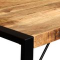 vidaXL Jedálenský stôl, masívne surové mangovníkové drevo, 120 cm