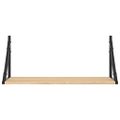 vidaXL Nástenné police 2 ks dub sonoma 60x25x25,5 cm kompozitné drevo