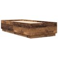 vidaXL Rám postele Staré drevo 80 x 200 cm Kompozitné drevo