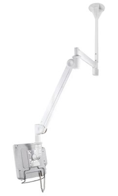 Neomounts FPMA-HAC100 / Medical Flat Screen Ceiling Mount (162 cm long/170 cm high) box 1/2 / White Držák, VESA, stropný, pre LCD a TV, úhlopriečka 10"-24", 3 otáčacie body, náklon 55°, otáčanie 370°, nosnosť 6kg, hliník, biely