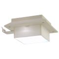 vidaXL Vonkajšie solárne svietidlá 12 ks biele 12 cm LED štvorcové