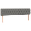 vidaXL Boxspring posteľ s matracom tmavosivá 200x200 cm látka