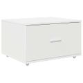 vidaXL Zásuvkový kabinet 55 x 45 x 31 cm Biela