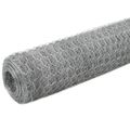 vidaXL Drôtené pletivo pozinkovaná oceľ 25x1,5 m strieborné