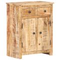 vidaXL Komoda 59x35x75 cm surové mangovníkové drevo