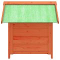 vidaXL Koterec pre psa hnedý 65x65x61,5 cm borovicový masív