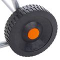 vidaXL Vozík s hadicovým bubnom pre 80 m 1/2" / 50 m 3/4" hadicu oceľ