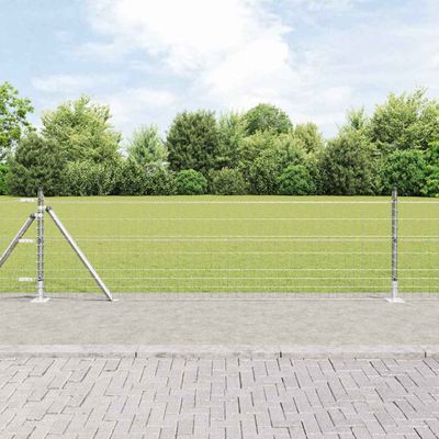 vidaXL Zvarené drôtené pletivo s betónovým základom 50 x 0,4 m (Š x V)
