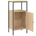vidaXL Nočné stolíky 2 ks dub sonoma 41x31x80 cm kompozitné drevo