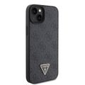 Guess puzdro pre iPhone 15 Plus 6,7" GUHCP15MP4TDSCPK čierne hardcase Crossbody 4G Metal Logo