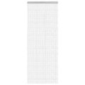 vidaXL Záves na dvere 80x221 cm hliník