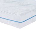 vidaXL Matrac Stredne tvrdý 90 x 200 cm Biela