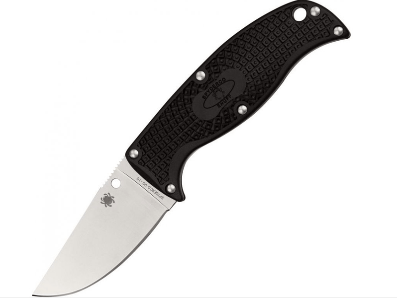 Spyderco FB31CPBK Enuff Lightweight pevný nôž 7cm, čierna, FRN, puzdro