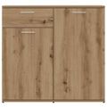 vidaXL Komoda dub artisan 80x36x75 cm spracované drevo