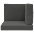 vidaXL Vankúš na vonkajšiu pohovku Polyester Antracitová 60 x 60 cm