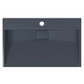 vidaXL Umývadlo minerálny/mramorový odliatok 60x38x11cm antracitové