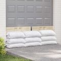 vidaXL Tkaninové vrecia 10 ks Biela 40 x 60 cm PP