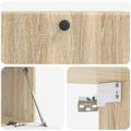 vidaXL Nástenná TV skrinka 78,5 x 31 x 30 cm Dub sonoma