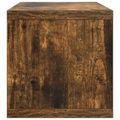 vidaXL Roh na skladovanie CD 2 ks Dymový dub 40 x 17 x 17 cm