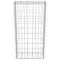 vidaXL Gabiónová stena s krytmi, pozinkovaná oceľ 50x20x100 cm