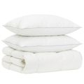 vidaXL Súprava paplónu z 90% husacieho peria FULDA 3 ks 135 x 220 cm