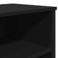 vidaXL Komoda čierna 101x35,5x74,5 cm kompozitné drevo
