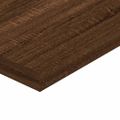 vidaXL Nástenné police 8 ks hnedý dub 40x10x1,5 cm kompozitné drevo