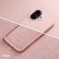 Puzdro Etteri Silicone pre iPhone 16 Plus 6,7" svetloružové