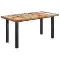 vidaXL Jedálenský stôl, nohy v tvare I 180x90x77 cm, recyklovaný masív
